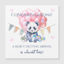 Panda bunting and balloons Baby Shower