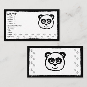 Panda Cartes de visite