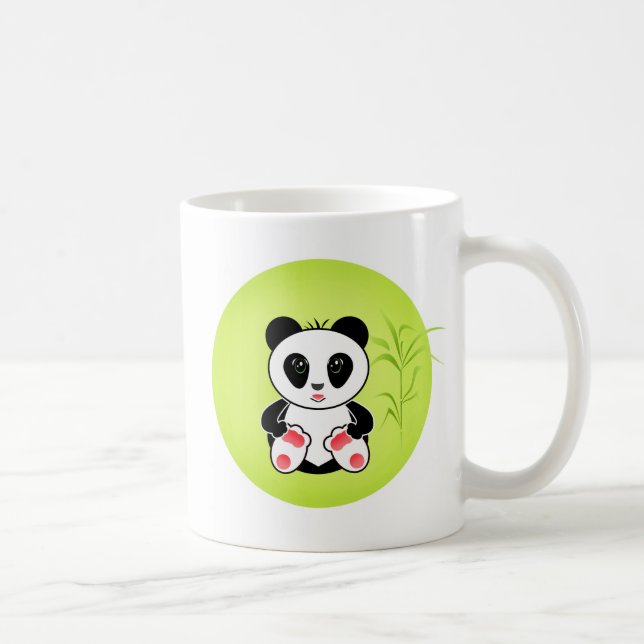 Panda, Cartoon, Kinder Kaffeetasse (Rechts)