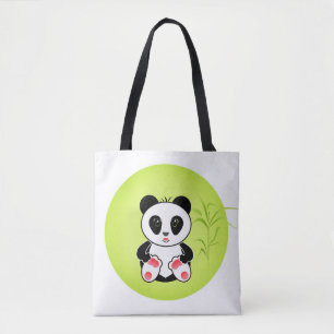 Panda, Cartoon, Kinder Tasche