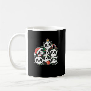 Panda Christmas Tree Funny Animal Christmas Kaffeetasse