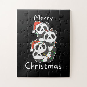 Panda Christmas Tree Weihnachtsanimals Pandas