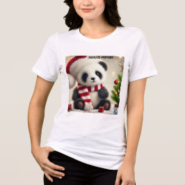 Panda Christmas Tri-Blend Shirt