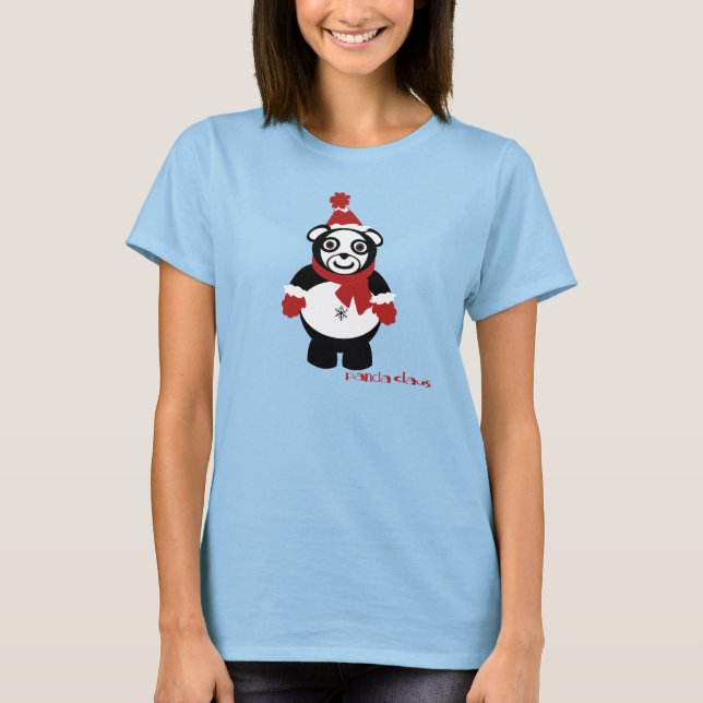 Panda-Claus T-Shirt (Vorderseite)