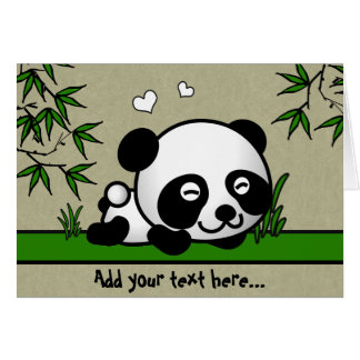 Panda confiant