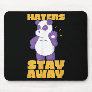 Panda Cool Bären Riesentierquotierung stoppen Hass Mousepad