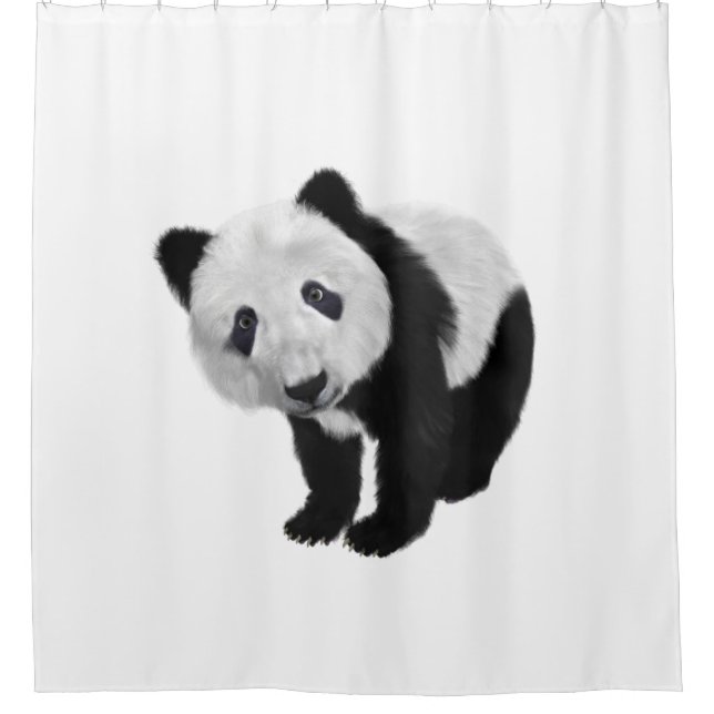Panda Cub Duschvorhang (Vorderseite)