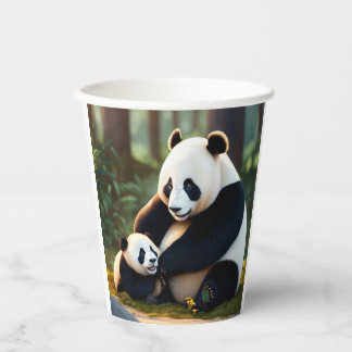 Panda-Cup Pappbecher