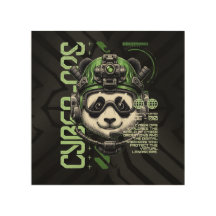 Panda Cyborg Ops – Futuristischer kybernetischer P
