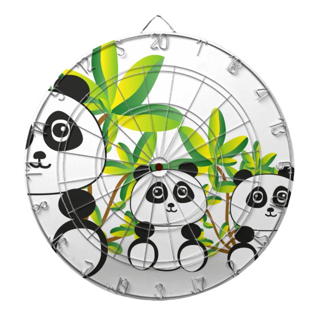 Panda Dartscheibe (vorne)