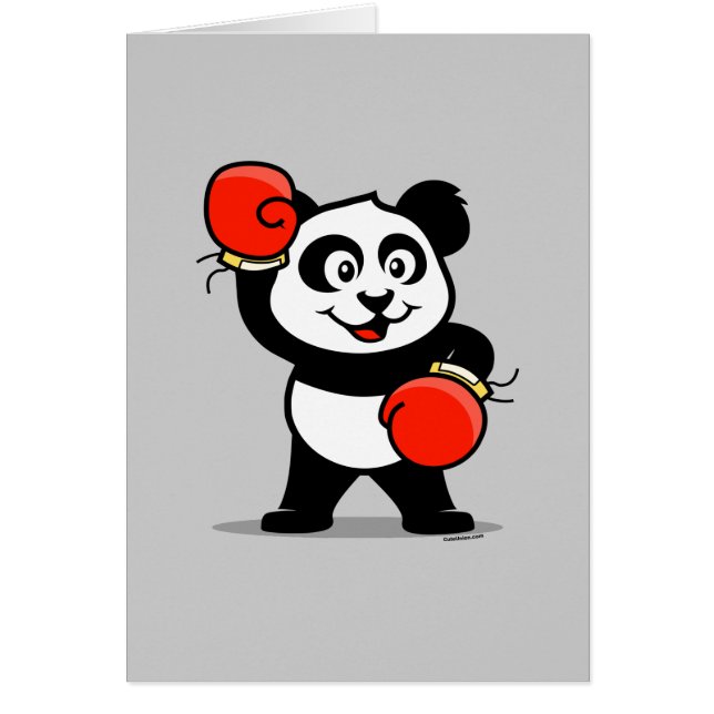 Panda de boxe fine (Devant)