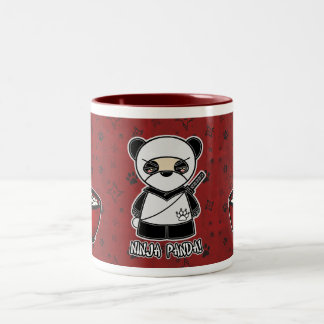 Panda de Ninja ! Avec la tasse de bol de riz