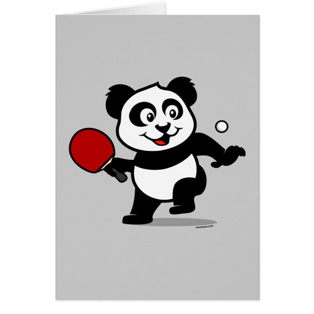 Panda de tennis de table (Devant)