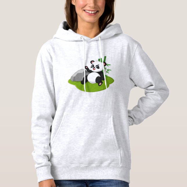 Panda Design Hoodie (Vorderseite)