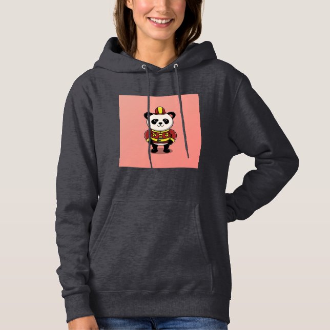 Panda Design Hoodie (Vorderseite)