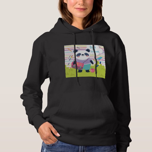 Panda Design Hoodie (Vorderseite)