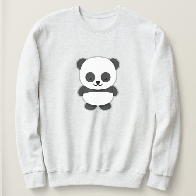 Panda Design Sweatshirt (Design vorne)