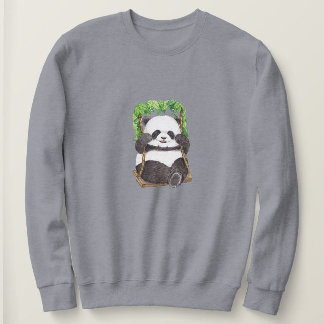 Panda Design Sweatshirt (Design vorne)