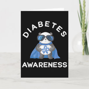 Panda Diabetic Typ 1 Diabetes Awareness Support K Karte