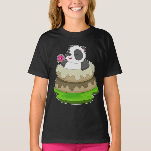 Panda Donuts T-Shirt (Vorderseite)