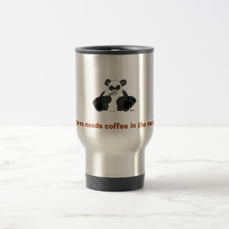 panda_drawing_st5, jeder benötigt Kaffee in… Reisebecher