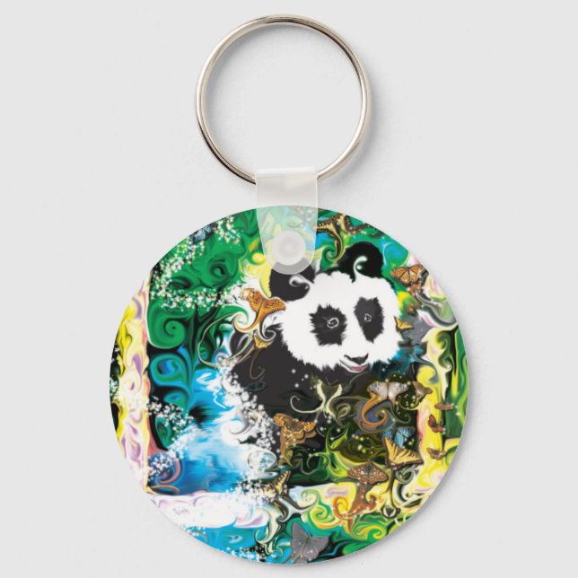 Panda Dreams Schlüsselkette Schlüsselanhänger (Vorderseite)