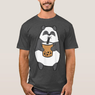 Panda Drink Blase Tee Kawaii Panda Bär mit B