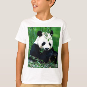 Panda Eating Blätter T-Shirt
