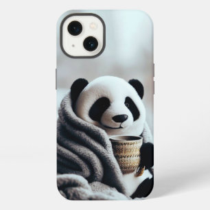 Panda eingewickelt im Winter  iPhone Hülle