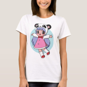Panda Engel: Liebenswertes Anime-Mädchen fliegt ho T-Shirt