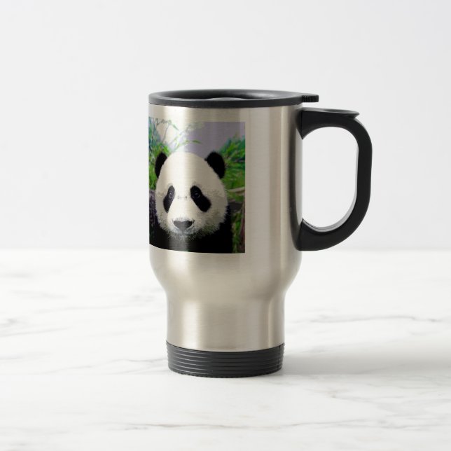 Panda Eyes Travel Mugs Reisebecher (Rechts)
