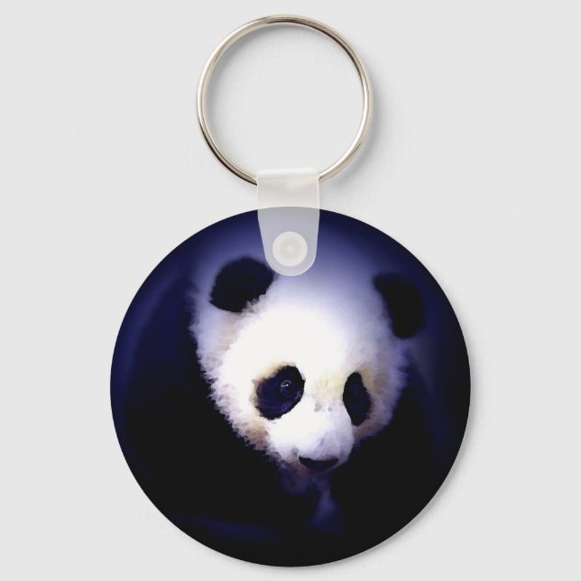 Panda Face Schlüsselanhänger (Vorderseite)