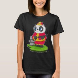 Panda Feuerwehrschlauch T-Shirt