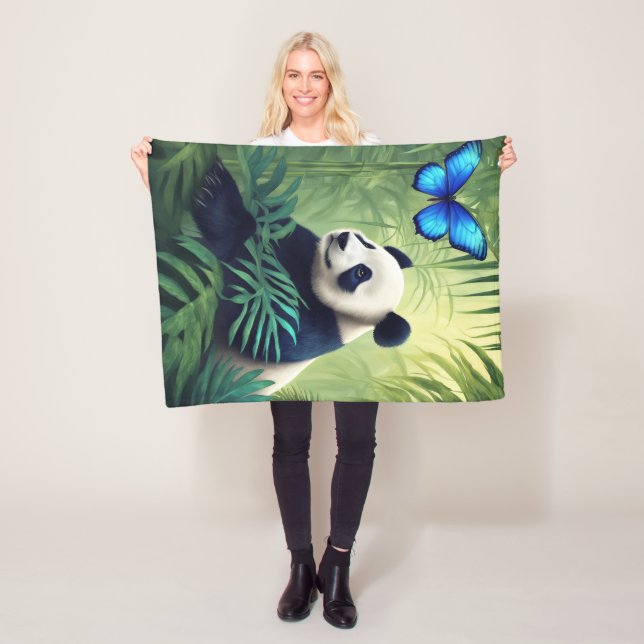 Panda Fleece Blanket, 30"x40" (Beispiel)