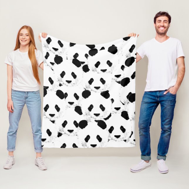 Panda Fleecedecke (Beispiel)