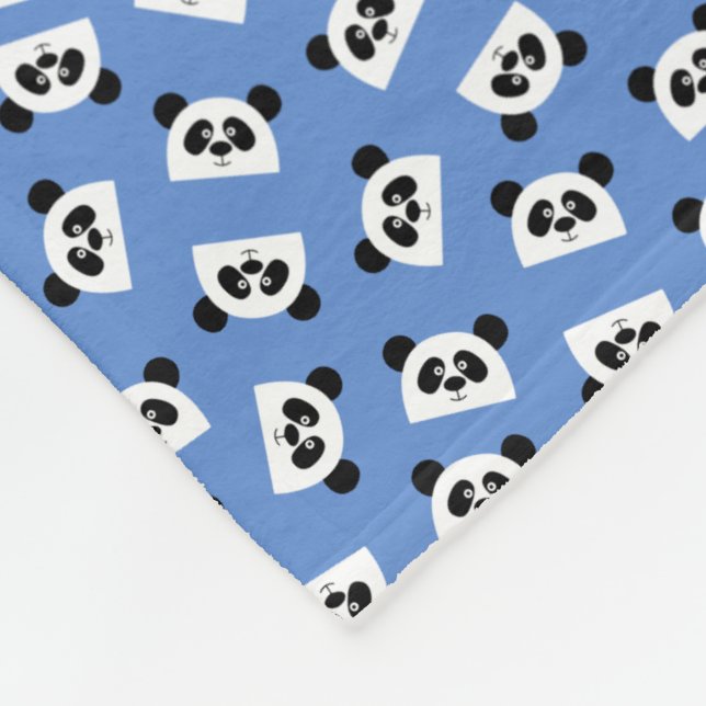 Panda Fleecedecke (Ecke)