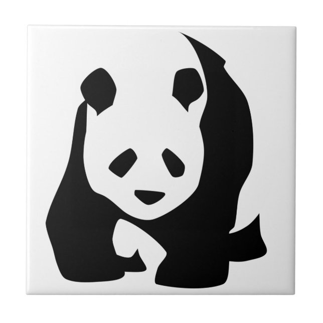 Panda Fliese (Vorderseite)