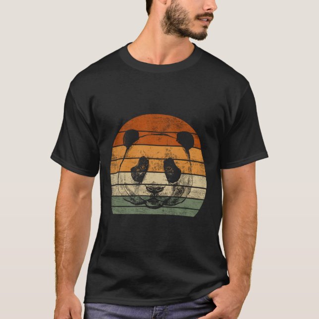 Panda For Panda Bear Print T-Shirt (Vorderseite)