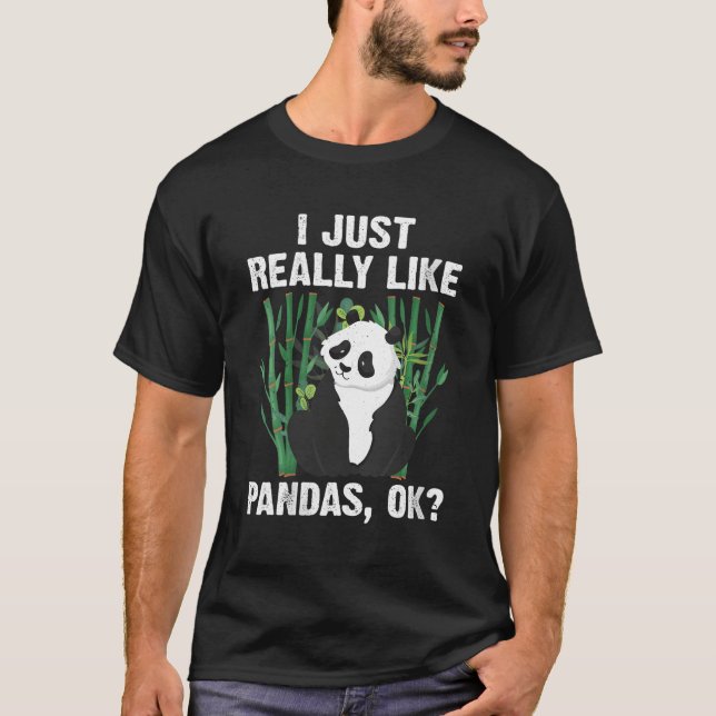 Panda for Panda Bear T-Shirt (Vorderseite)