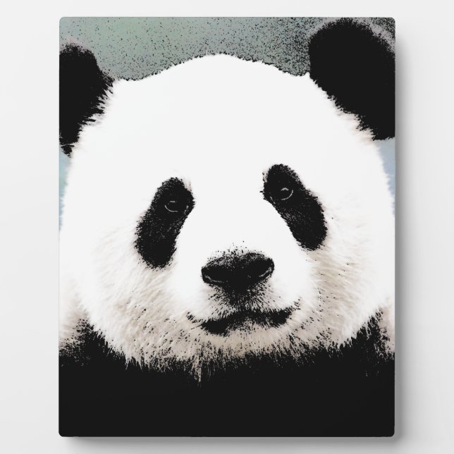 Panda Fotoplatte (Vorderseite)