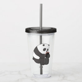 Panda From We Bare Bears Tumbler Design Acryltrinkbecher