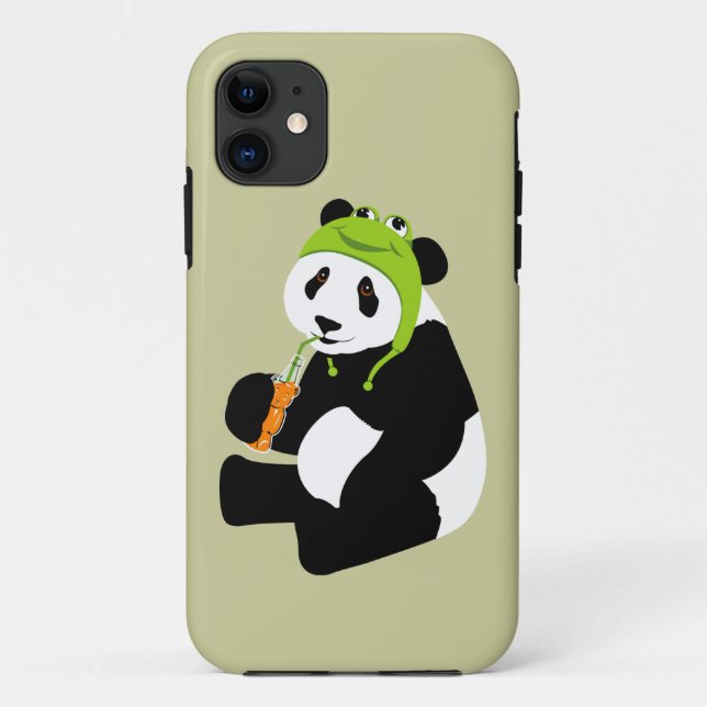 Panda-Frosch-Hut iphone 5 Case-Mate iPhone Hülle (Rückseite)
