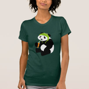 Panda-Frosch-Hut T-Shirt