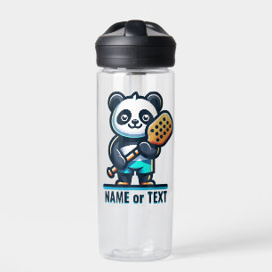 PANDA fügen Sie Ihren eigenen Text - Pickleball Ma Trinkflasche