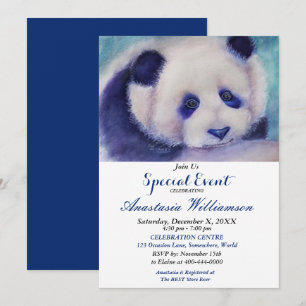 PANDA FUN PARTY INVITATION