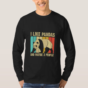 Panda für Kinder Jungen Mädchen Panda Bär T-Shirt