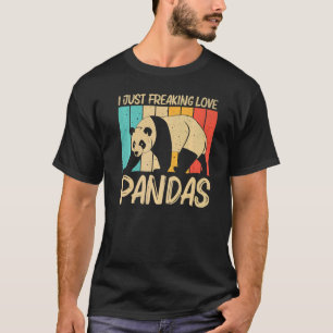 Panda für Männer Frauen Panda-Bär Tier 2 T-Shirt