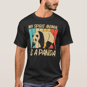 Panda für Männer Frauen Panda Bären Tier T-Shirt