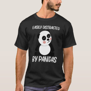 Panda Für Männer Frauen Schwarz Weiß Bärenjunges T-Shirt