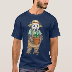 Panda-Gärtner-Setzling-Garten T-Shirt